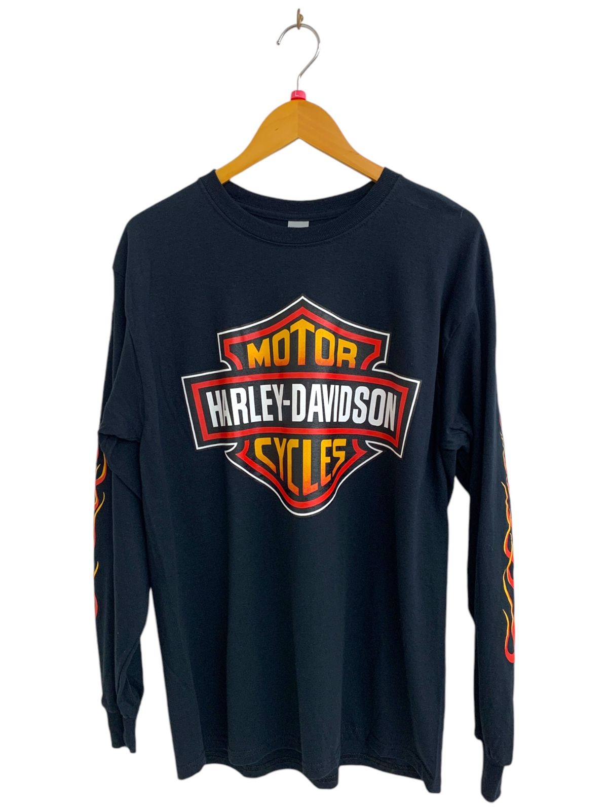 ヴィンテージ 袖プリ　ロンt xl ハーレー Harley-Davidson 袖プリ！ ロングスリーブTシャツ 230622H – LABORATORY®