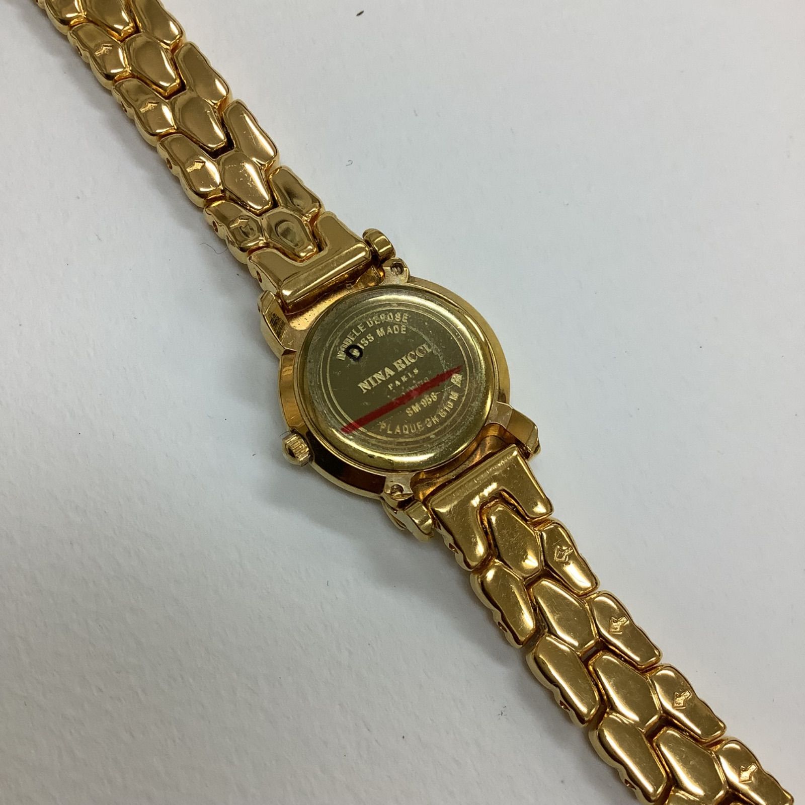 NINA RICCI Watch Date Swiss Made Combi Color Ladies From