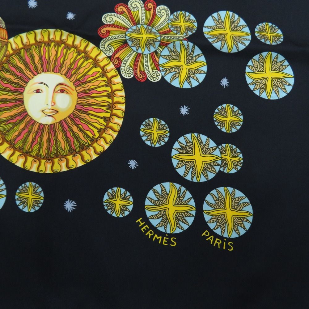 HERMES　カレ90 LE ROY SOLEIL 太陽王 HERMES エルメス カレ90 太陽王 LE ROY SOLEIL スカーフ シルク