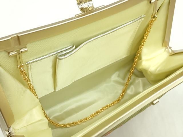和装バッグ 平和屋着物▽和装小物 和装バッグ・草履セット 鳳凰梅松花文