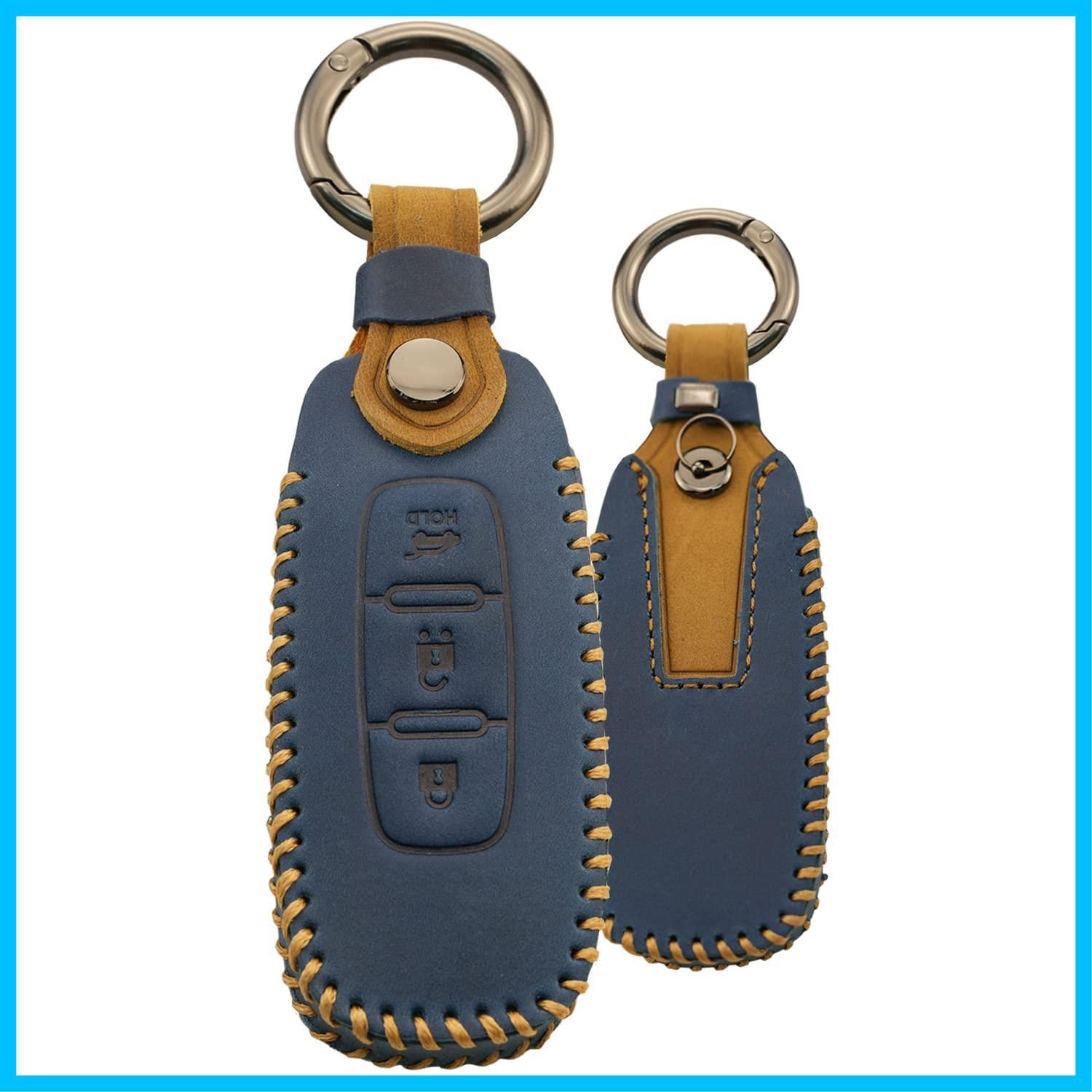 人気商品】[KUNIO] 日産専用 キーカバー キーホルダー キーケース