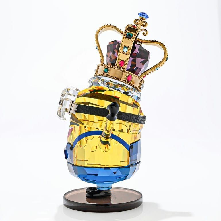 スワロフスキー フィギュア ミニオンズ キング ボブ クリスタル