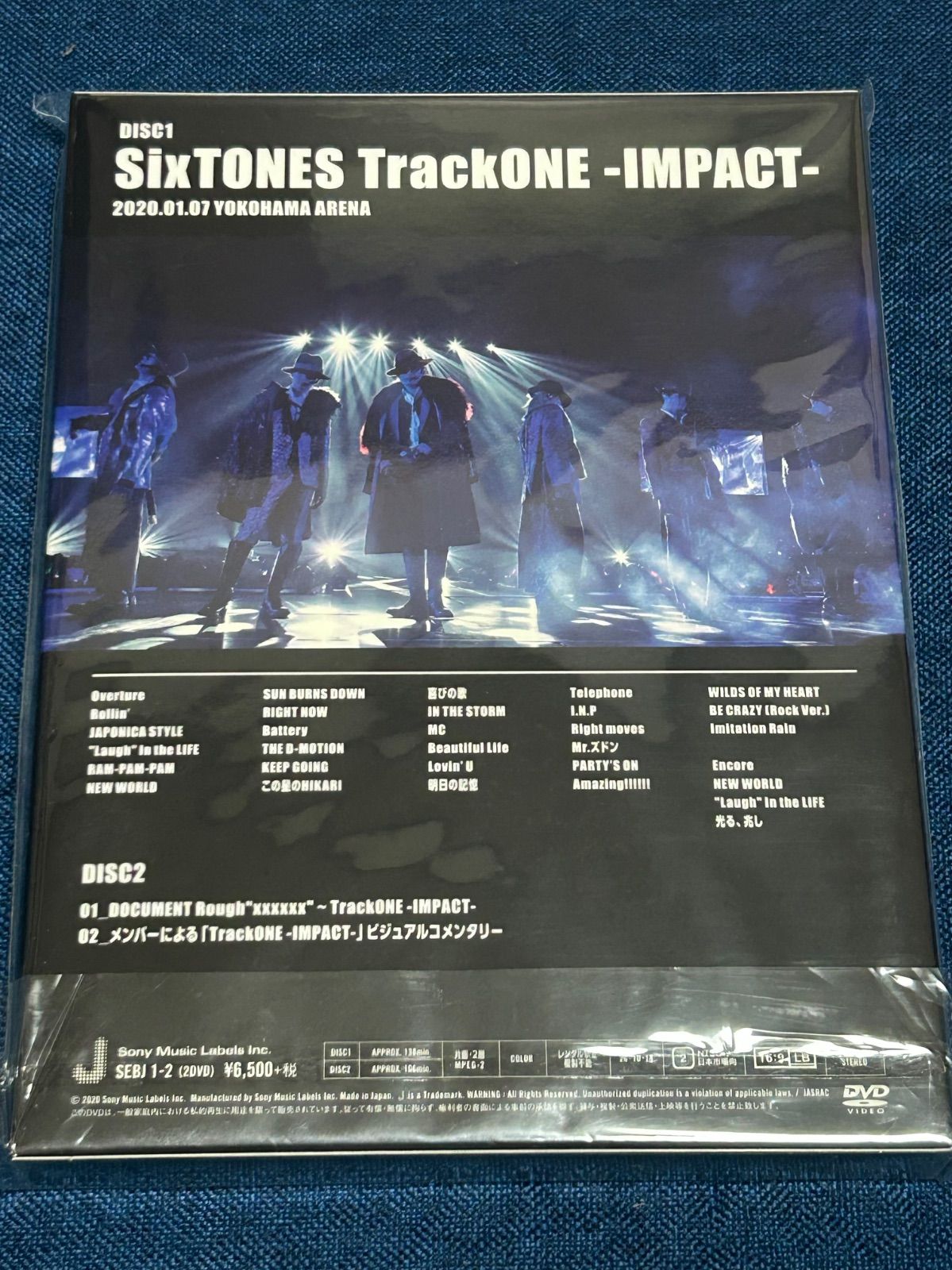 ☆開封のみ未視聴☆SixTONES☆ TrackONE-IMPACT-〈初回盤・2枚組