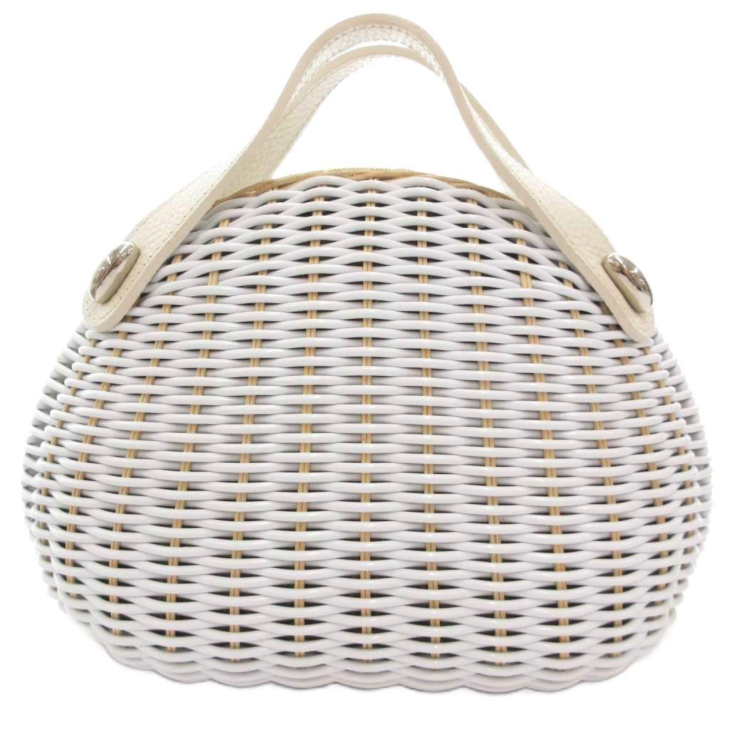 トフ-ロードストーン TOFF-LOADSTONE グランマズラタン かごバッグ ショルダー 2WAY 白 ホワイト AE