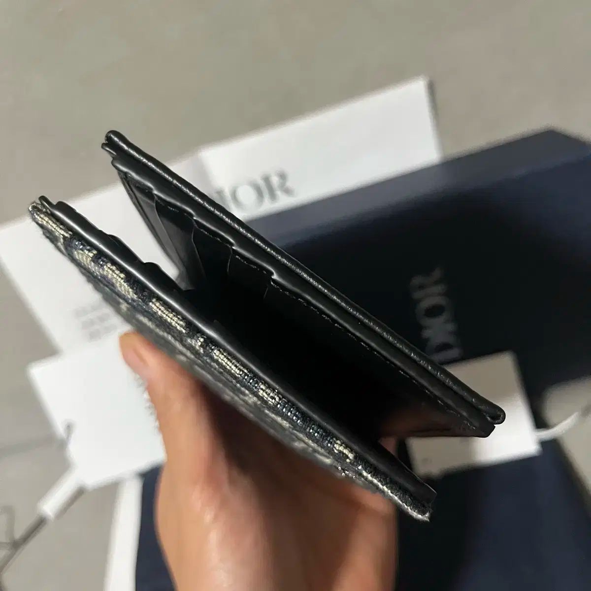  級 ディオール オブリーク 二つ折り財布 長財布 小物