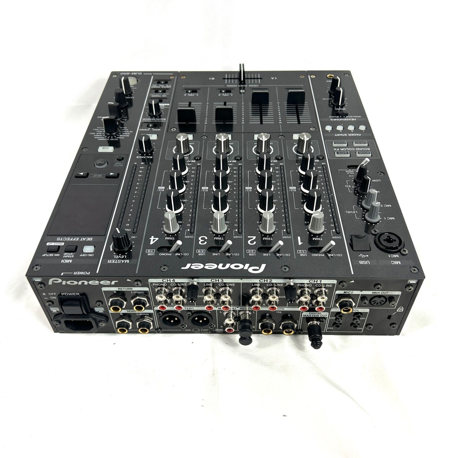 Pioneer DJM-850 DJミキサー　動作確認済み 箱付き】Pioneer パイオニア DJM-850-K DJミキサー 動作確認済み