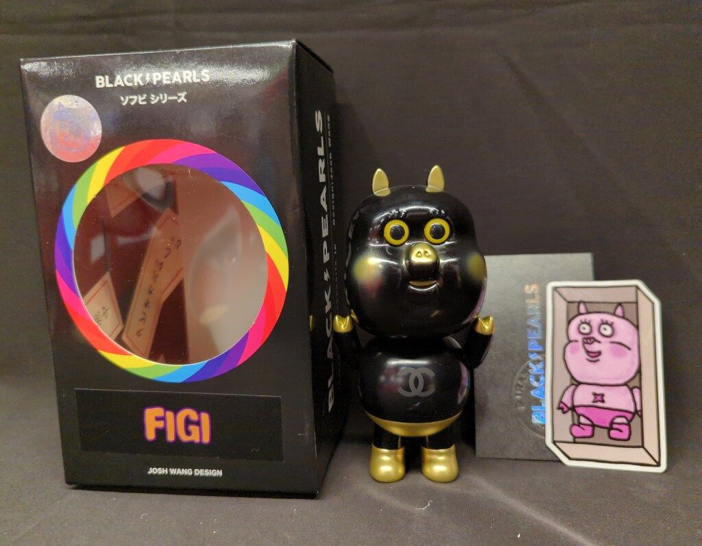 BLACK PEARLS Josh Wang FIGI 黒成型/金 - メルカリ
