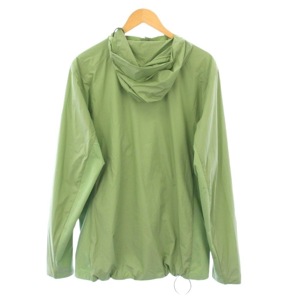 アークテリクス ARC TERYX ATOM SL HOODY アトムSLフーディジャケット ジップアップパーカー ストレッチ ナイロン 切替 ロゴ 刺繍 L 黄緑 ライトグリーン 26889 BB