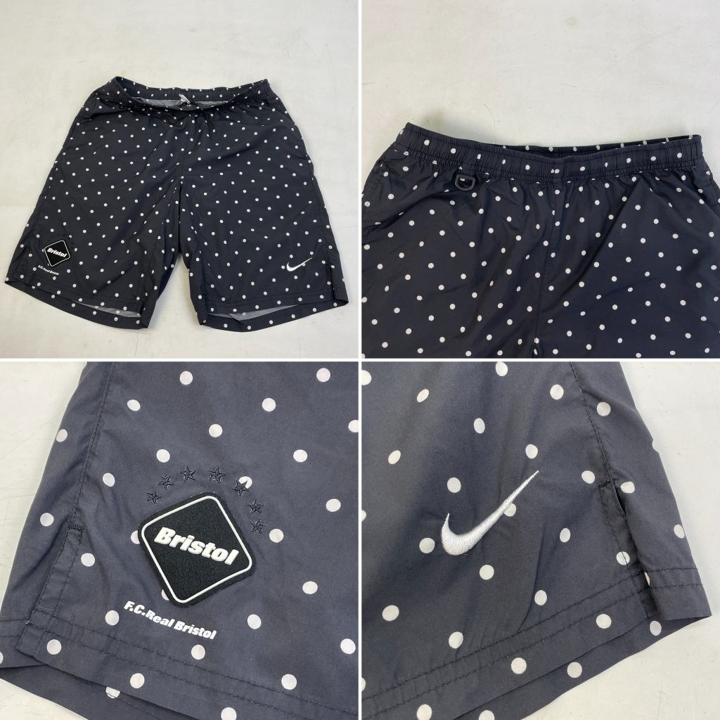 01w-0836 FCRB (F.C.レアルブリストル) ×NIKE 【セットアップ】ポルカドットプラクティスジャケット＆ショートパンツ ブラック  サイズM 中国製 メンズ ポリエステル 789521-011 【中古品】 - メルカリ