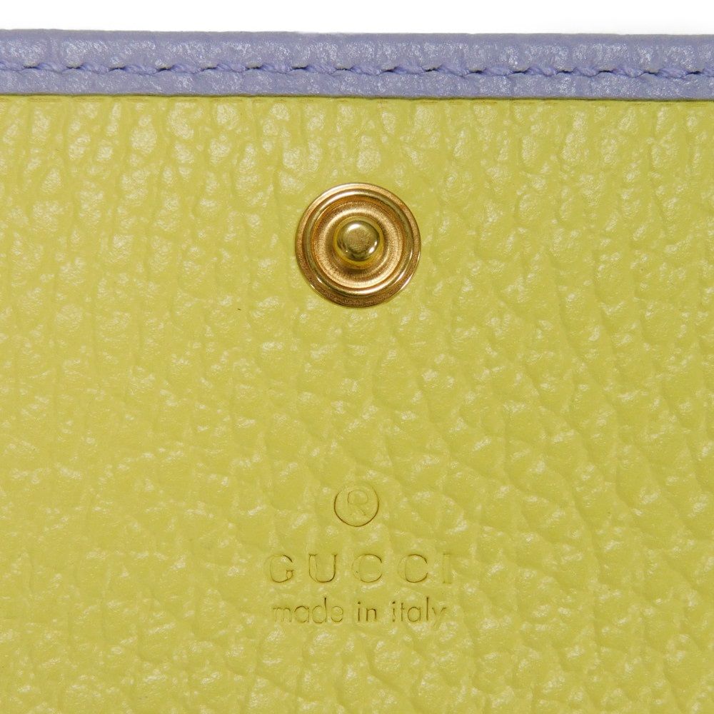 GUCCI グッチ ダブルG バイカラー カードホルダー 現行 パステル