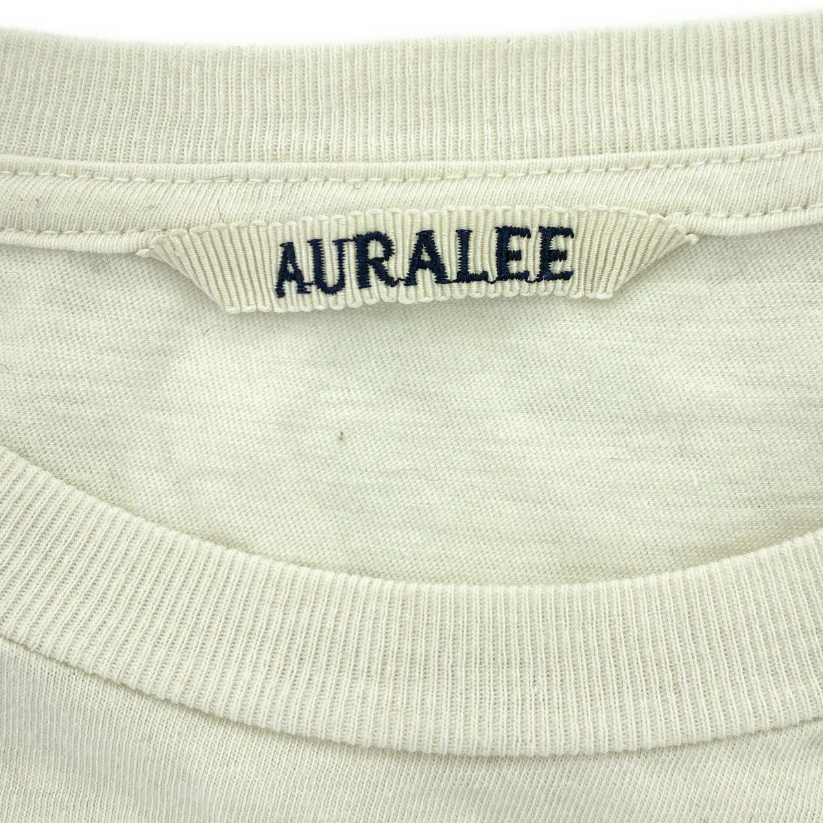 AURALEE オーラリー 23SS HARD TWIST COTTON CASHMERE L/S TEE