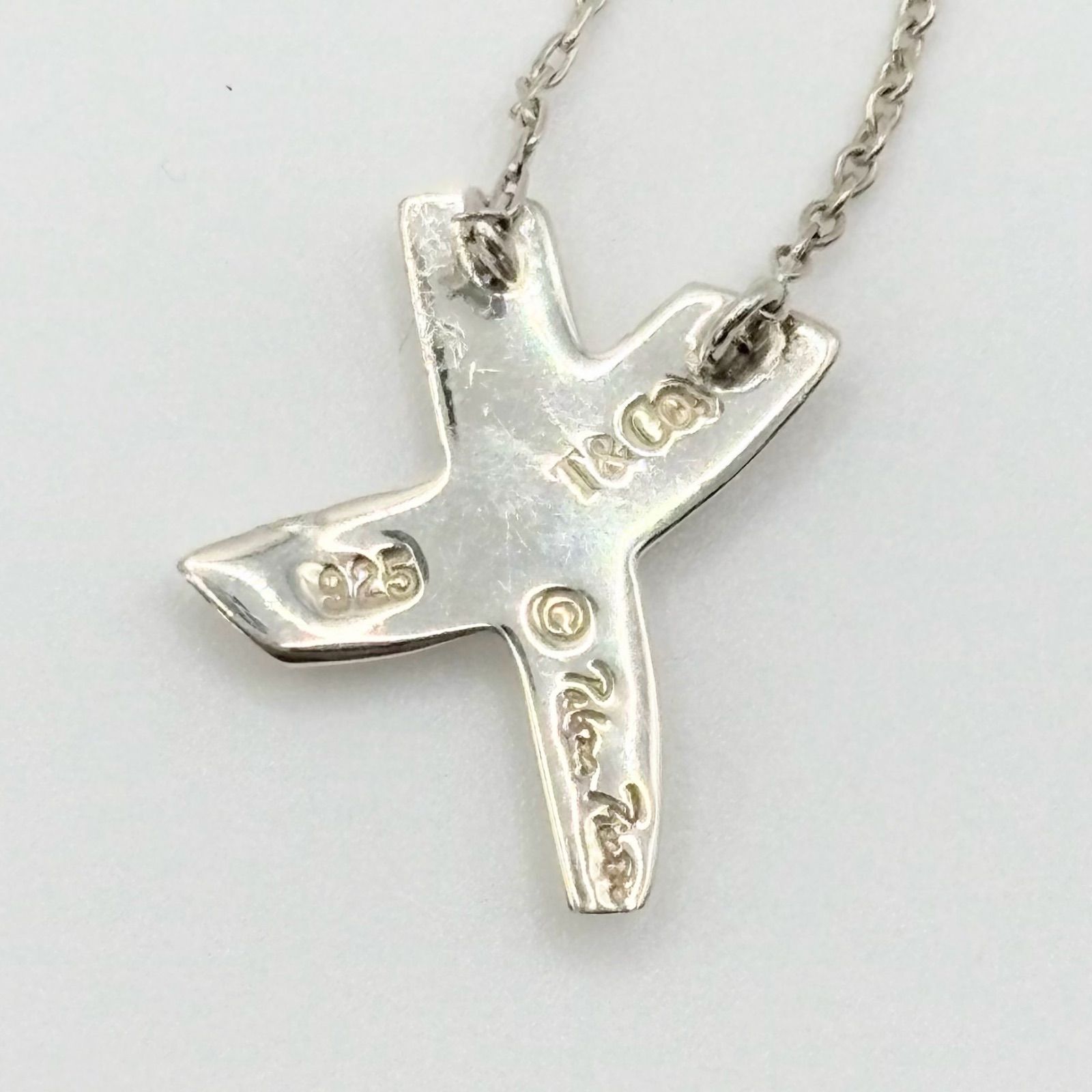 美品　ティファニー　ネックレス　パピロピカソ　キス　X シルバー925 Tiffany ティファニー ネックレス キス スターリングシルバー
