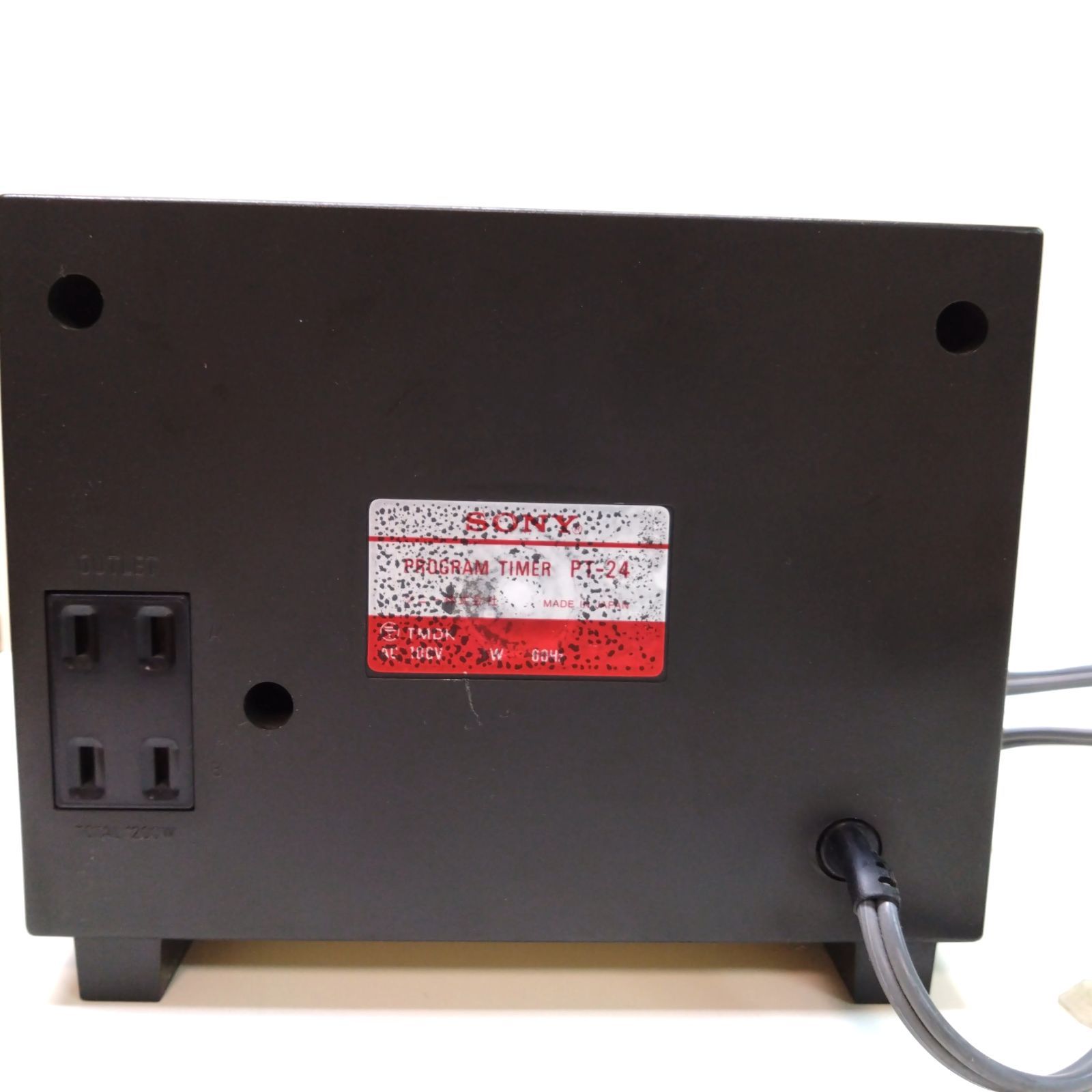 722 SONY ソニー PROGRAM TIMER PT-24 プログラムタイマー オーディオ