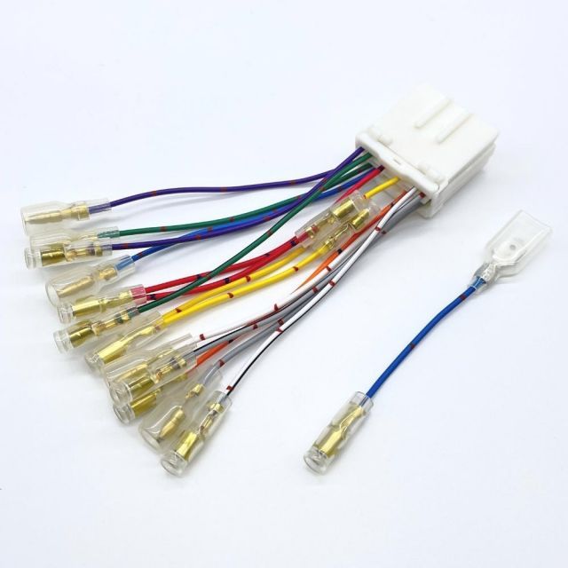 NV350 キャラバン (オーディオレス車) H29.07 ～ R3.12 日産車 14ピン (14P) オーディオハーネス オーディオ ステレオ 変換 配線