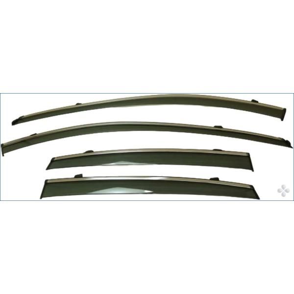 インプレッサスポーツ GT2 GT3 GT6 GT7 メッキモール付 ドアバイザー サイドバイザー 取付金具付