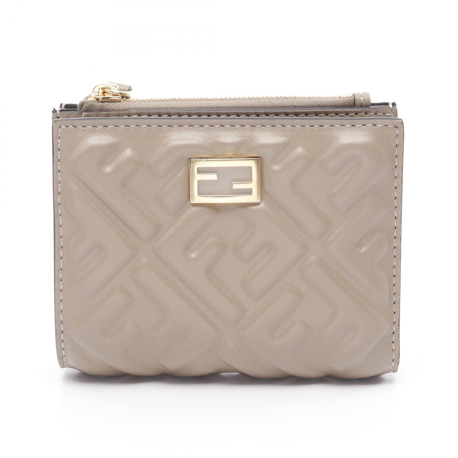 フェンディ FENDI 二つ折り財布 スリムバゲット FF柄 8M0506AAJDF0E65  