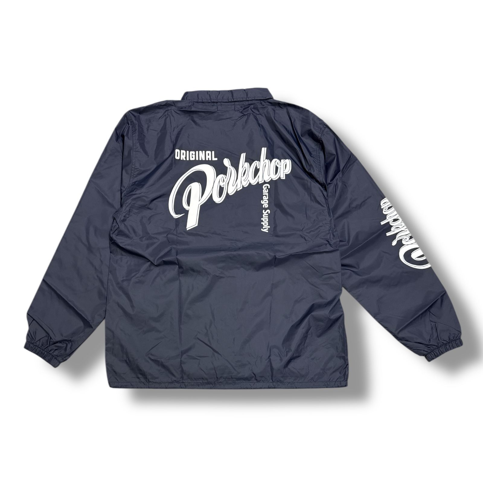 ポークチョップ ガレージ サプライ　コーチ ジャケット　ネイビー　S PORKCHOP GARAGE SUPPLY ネイビー コーチジャケット ポークチョップ