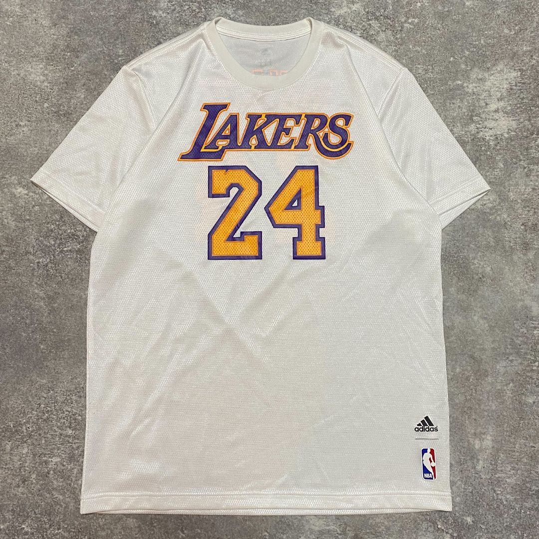 NBA コービー・ブライアント ロサンゼルス・レイカーズ ナンバリング Tシャツ adidas 古着 バスケ - メルカリ