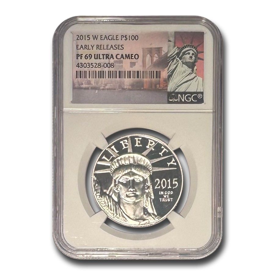 イーグル プルーフ銀貨 2015年 純銀 1オンス 8枚セット イーグル