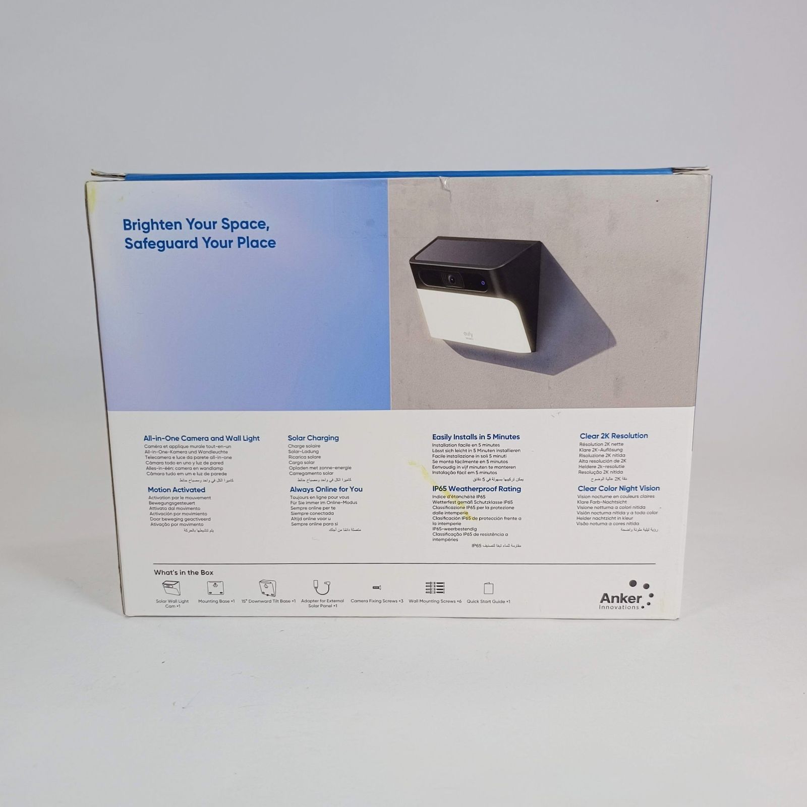 S120 ライト付き屋外防犯カメラ