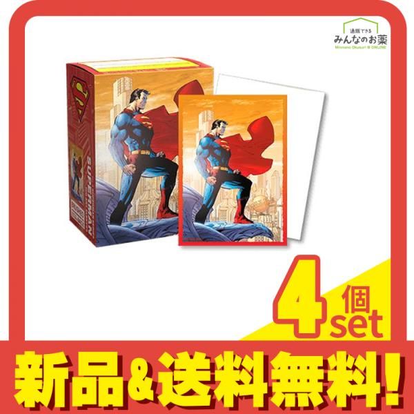 ドラゴンシールド アートスリーブ スーパーマン AT-16097 Superman 100枚入 4個セット まとめ売り