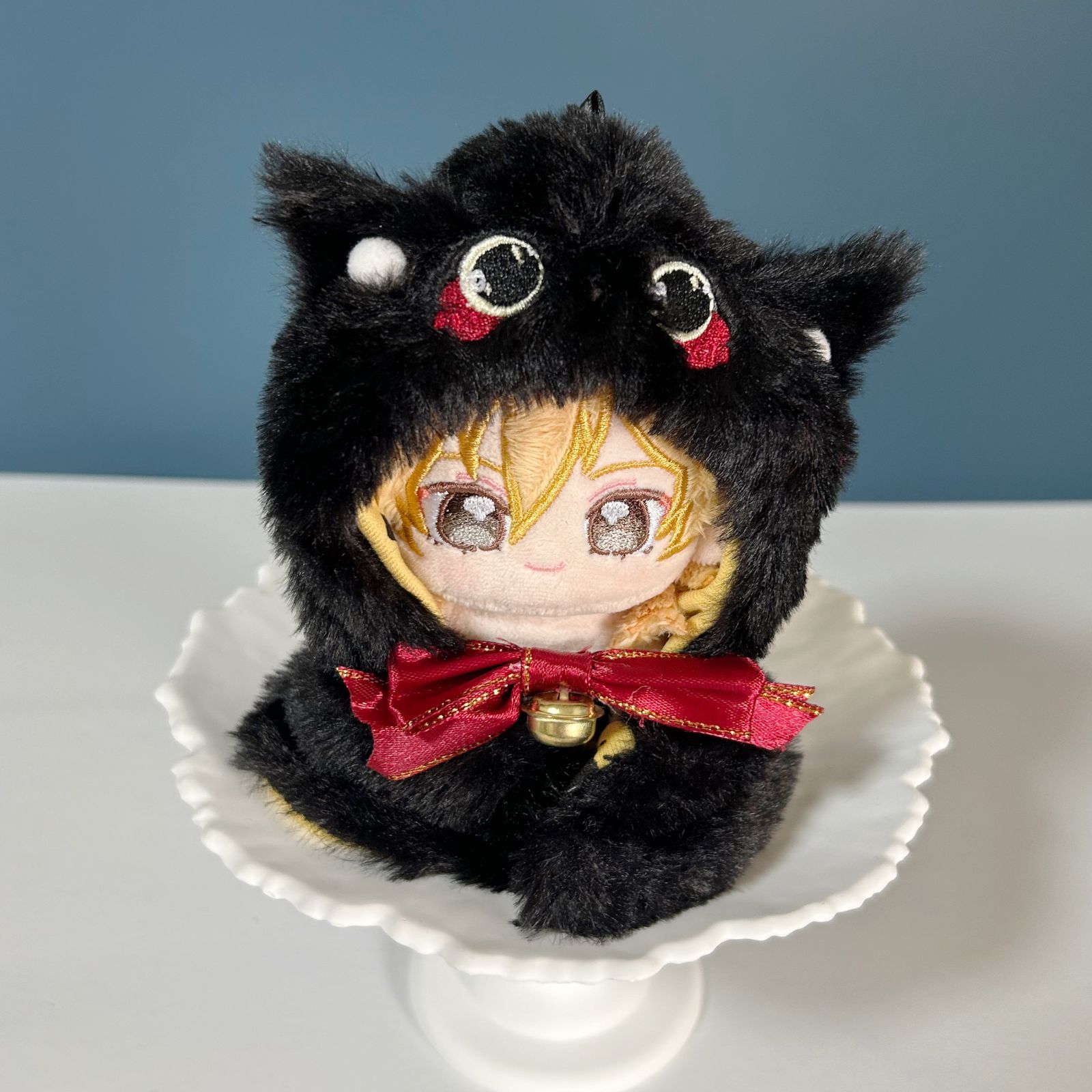 10cm 12cm ぬい服 ぬいぐるみ服 いつぬい 着せ替え 黒猫ちゃん