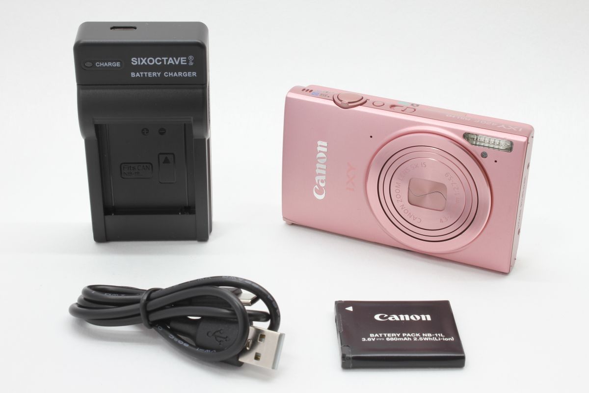 動作 キャノン Canon IXY 420F ピンク 動作 済 バッテリー 充電器