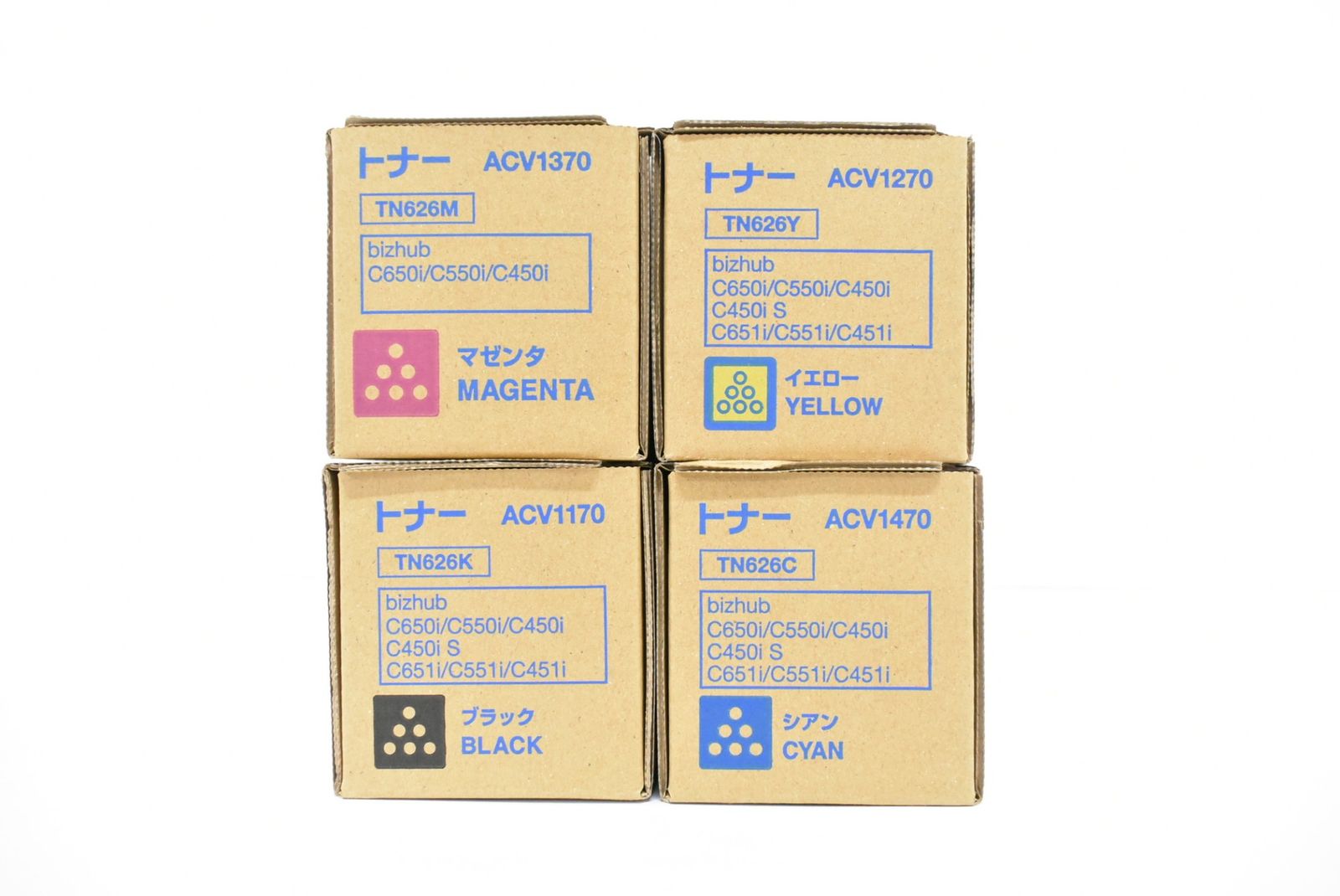 【送料無料】 コニカミノルタ 純正 トナー TN626 4色 シアン マゼンタ イエロー ブラック KONICA MINOLTA ITM3CCGXKC7X-D-F13-byebye 【限定タイムセール】