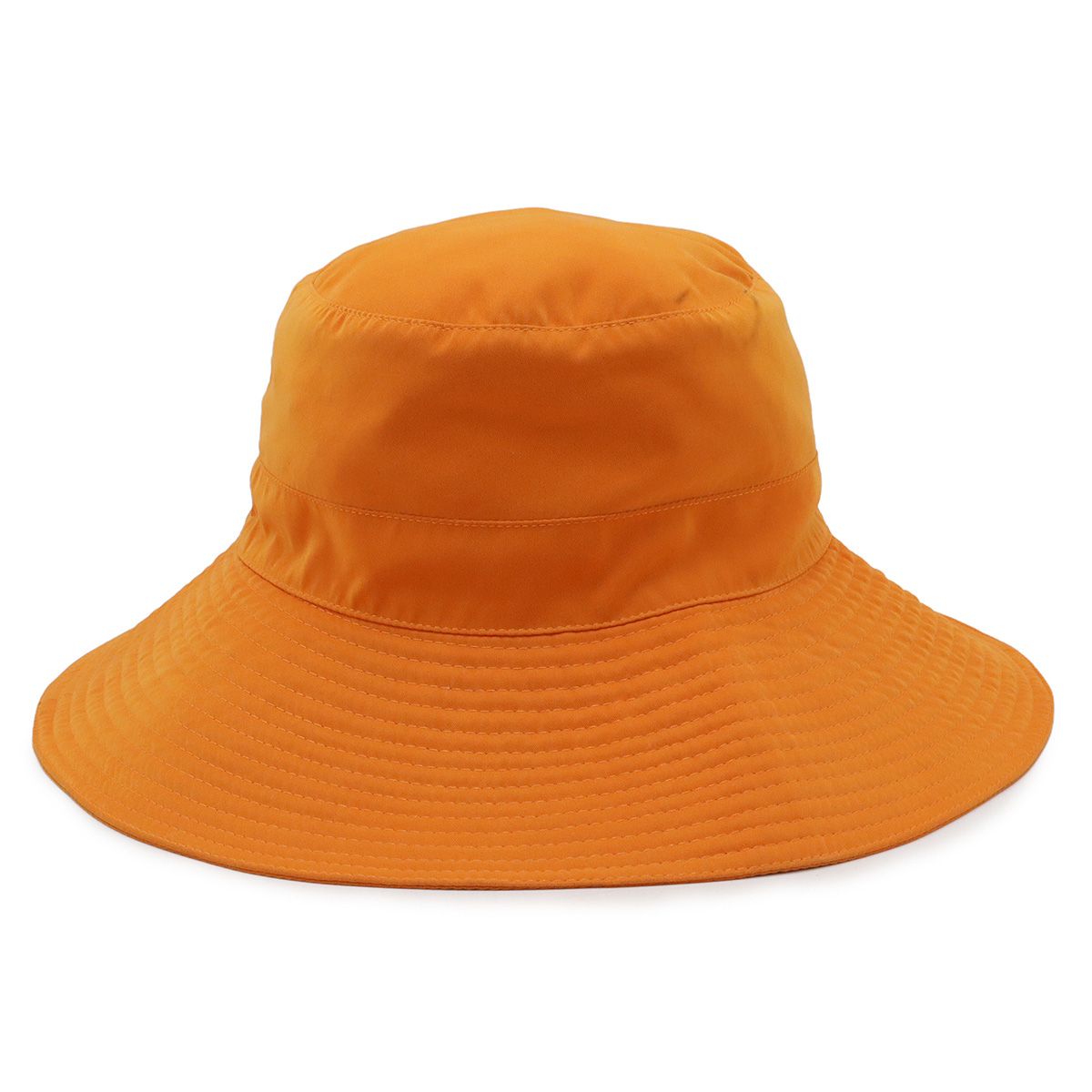 HERMES エルメス Hロゴ バケットハット 帽子 ポリエステル85% ナイロン15% オレンジ 58