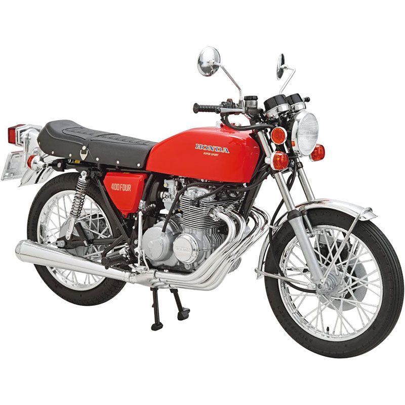 アオシマプラモデル完成品ホンダCB400FOUR 青島文化教材社 アオシマ ザ・バイク No.03 1/12 ホンダ CB400F