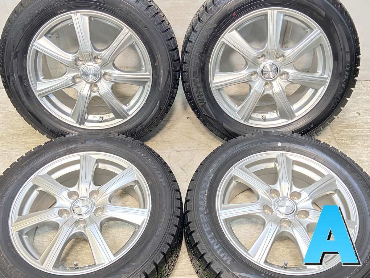 215/55R16  nダンロップ ウィンターマックス WM02 n　 PRD n16x6.5 45 114.3-5穴 n中古タイヤ スタッドレスタイヤ ホイールセット 4本セットn w16241222003