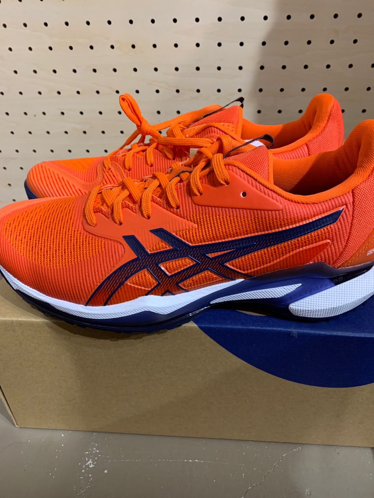 asics テニスシューズ 青 オレンジ ASICS公式】テニス シューズ