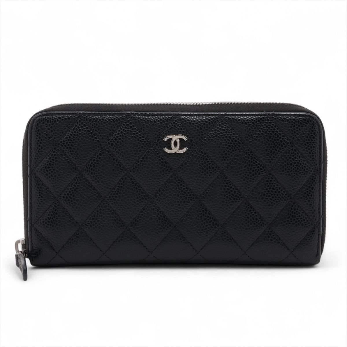 CHANEL シャネル 長財布 26番台 2018-2019 キャビア ココマーク マトラッセ