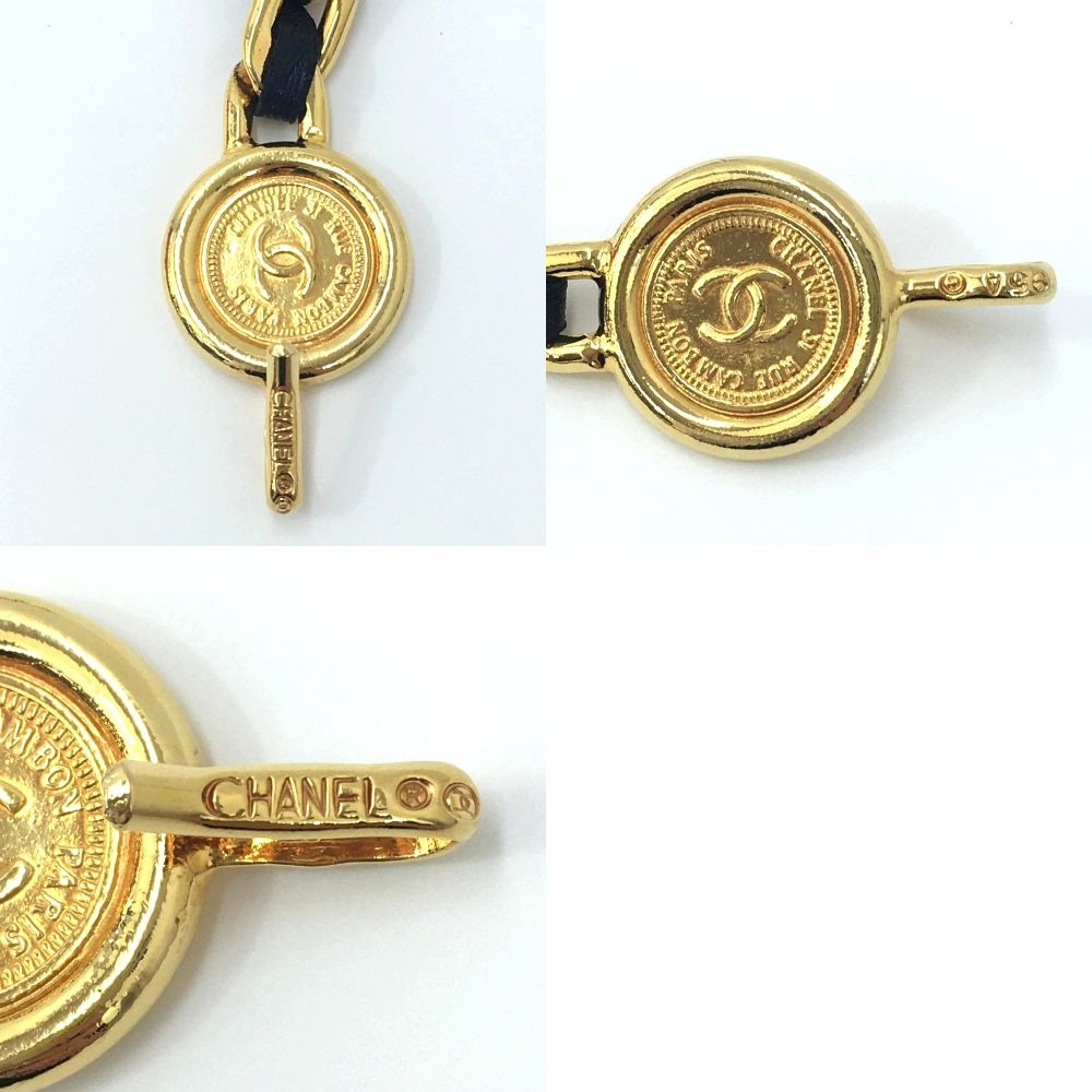 シャネル　チェーンベルト　コメあり　CHANEL　RUE　31　CAMBON □CHANEL シャネル 31 RUE CAMBON GP×レザー チェーンベルト