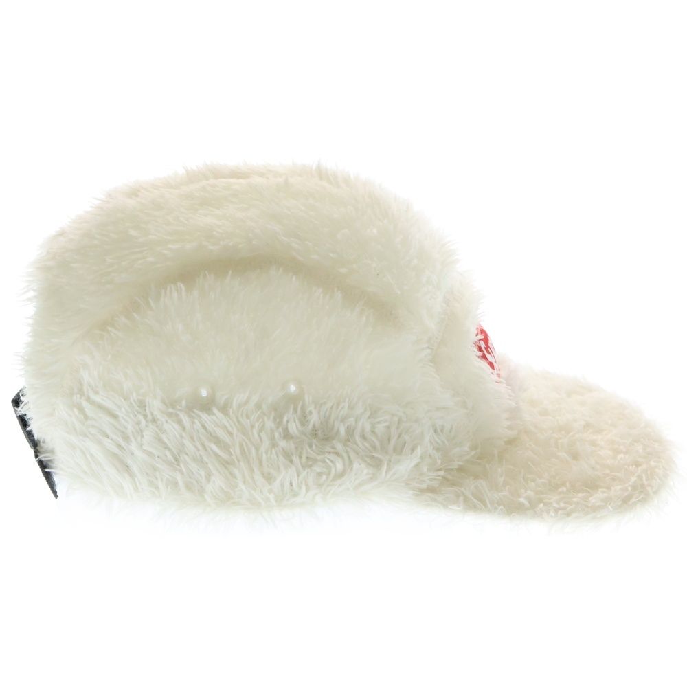 帽子 Supreme Fuzzy Camp Cap \"White SUPREME Faux Fur Camp Cap WHITE Hat Adjustable Strapback NEW