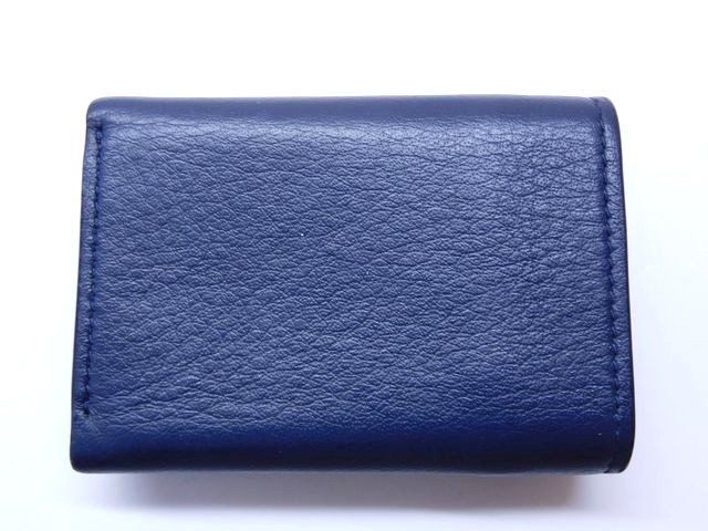 BALENCIAGA バレンシアガ ペーパーウォレット 三つ折り財布 ネイビー BALENCIAGA バレンシアガ ペーパーミニウォレット ネイビー