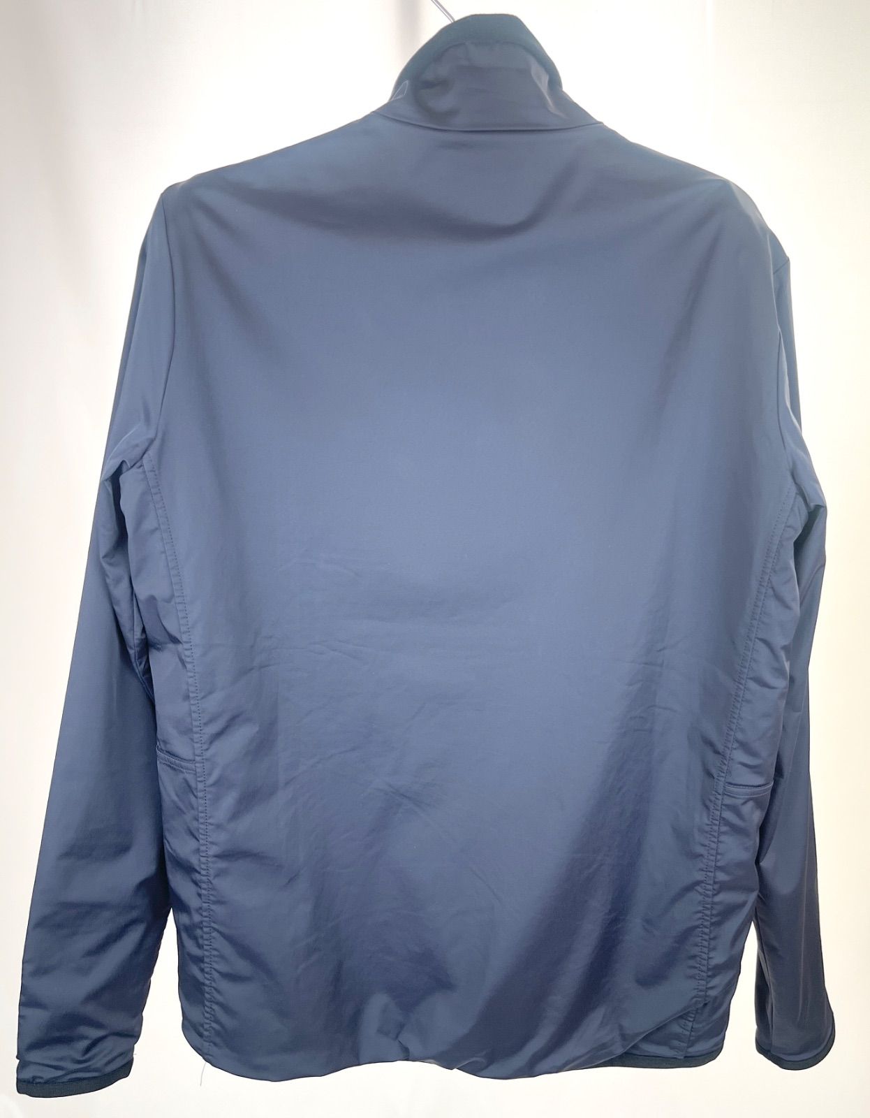 HERMES ナイロンフリースジャケット ネイビー メンズ S HERMES ナイロンフリースジャケット ネイビー メンズ S