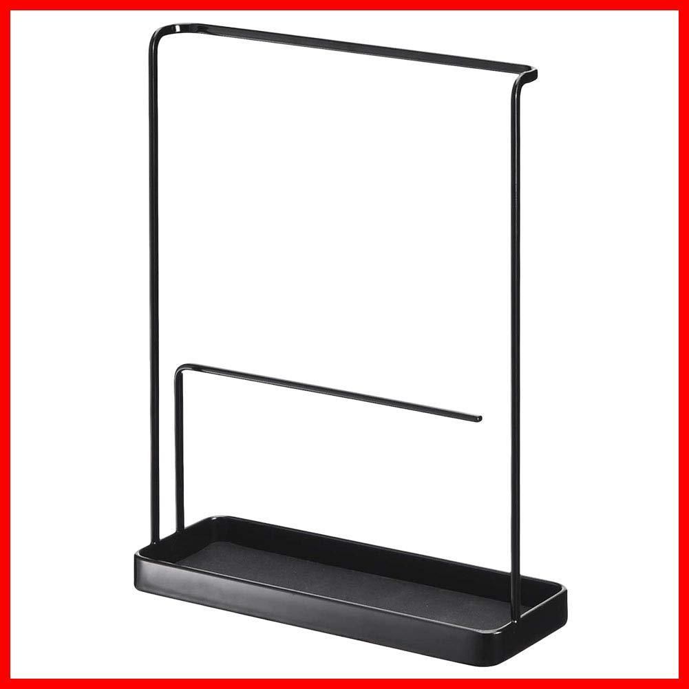 【人気商品】【在庫処分】【特価商品】【在庫セール】【特別セール】山崎実業(Yamazaki) サングラス u0026 アクセサリースタンド ブラック 約W20×D7.5×H25.5cm タワー アクセサリー収納 小物入れ 6