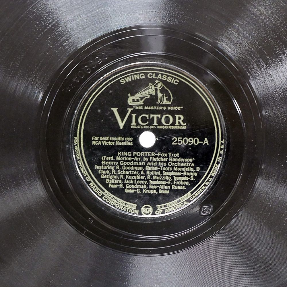 レア‼︎! テストプレス‼︎ BENNY GOODMAN SP盤 レア‼︎! テストプレス‼︎ BENNY GOODMAN SP盤