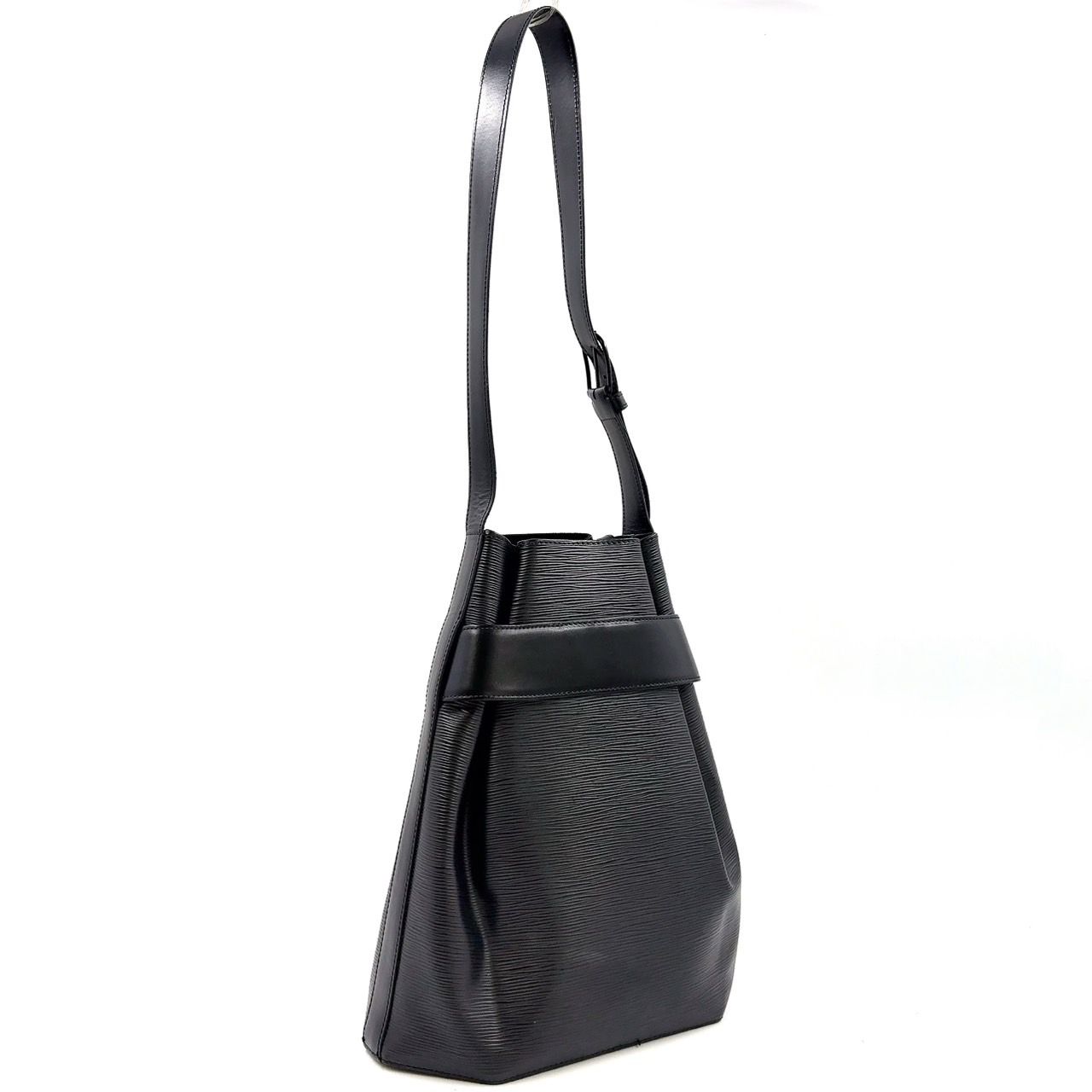 美品 LOUIS VUITTON サックデポール エピ ショルダーバッグ 黒 楽天  