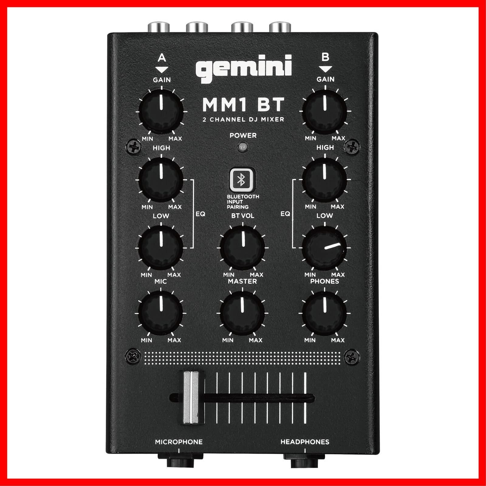 【美品】GEMINI DJ ミキサー ポータブル 2ch MM1 Amazon | GEMINI DJ ミキサー ポータブル 2ch ステレオミキサー