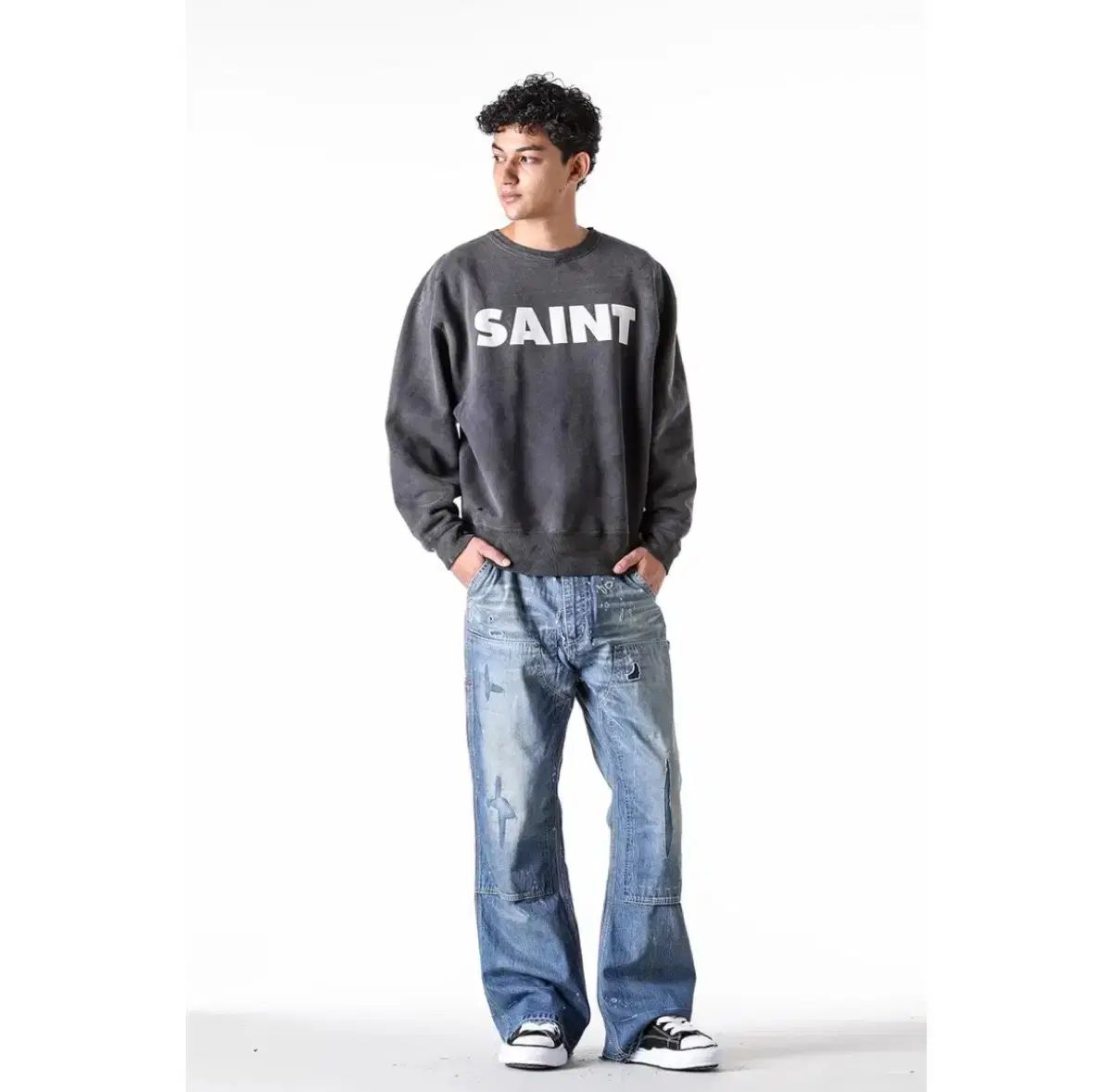 24aw 新品正規品 SAINTM×××××× セントマイケル パーカー L L ） Saint michael SAINT MICHAEL(セント マイケル) 24fw