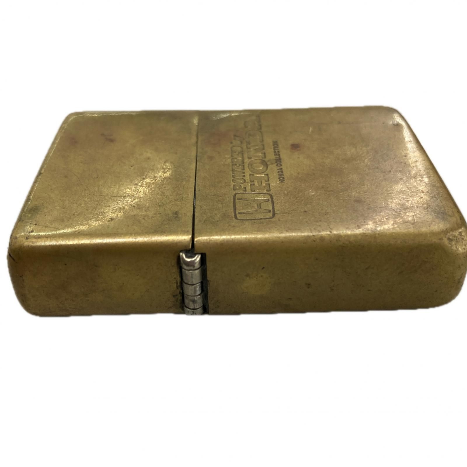 170590 現状品 ZIPPO ジッポ  POWERED by HONDA ホンダ 1995年 ★動作品★ ゴールド [1000023022705] 170590 現状品 ZIPPO ジッポ POWERED by HONDA ホンダ 1995年 ☆動作品