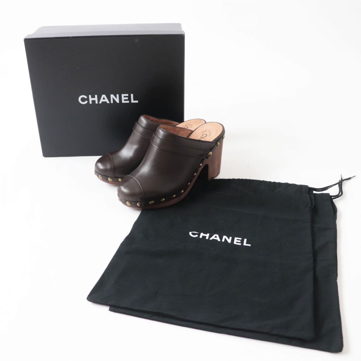 極美品◎伊製 CHANEL シャネル 10P G27164 レディース ココマーク