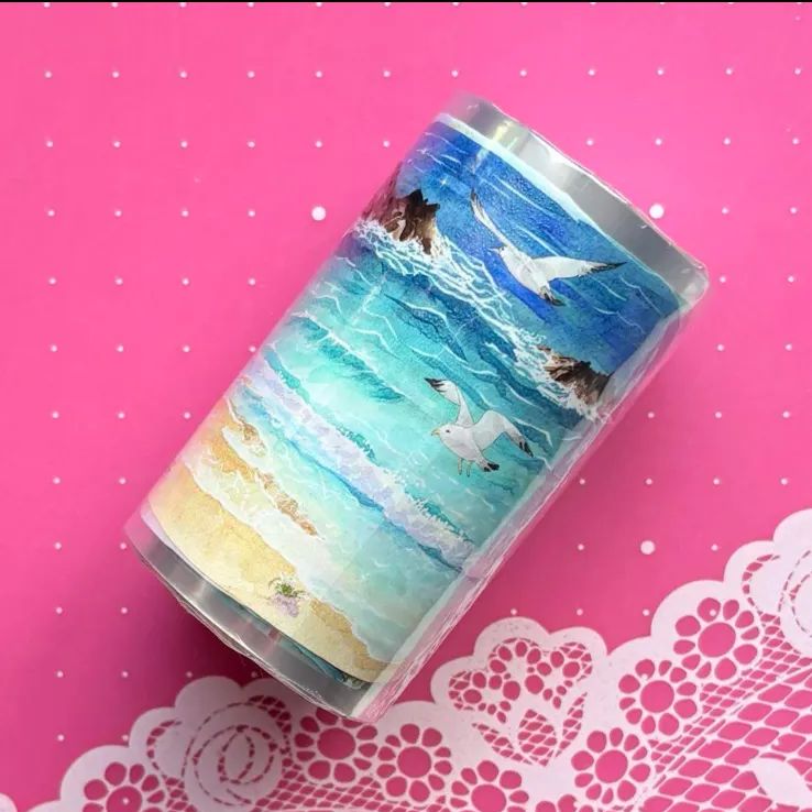 PET 7.5cm×5m 海岛小镇 海外マスキングテープ