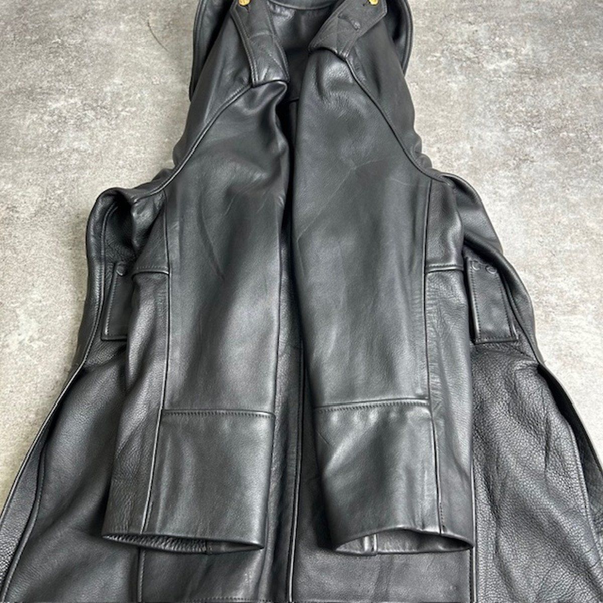 Branded Garments レザーポリスマンコート ブランデッドガーメンツ