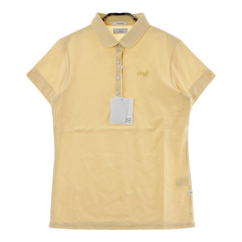 マコ出品 サイズ：40 MOCO モコ 22-2191240 半袖ポロシャツ イエロー系