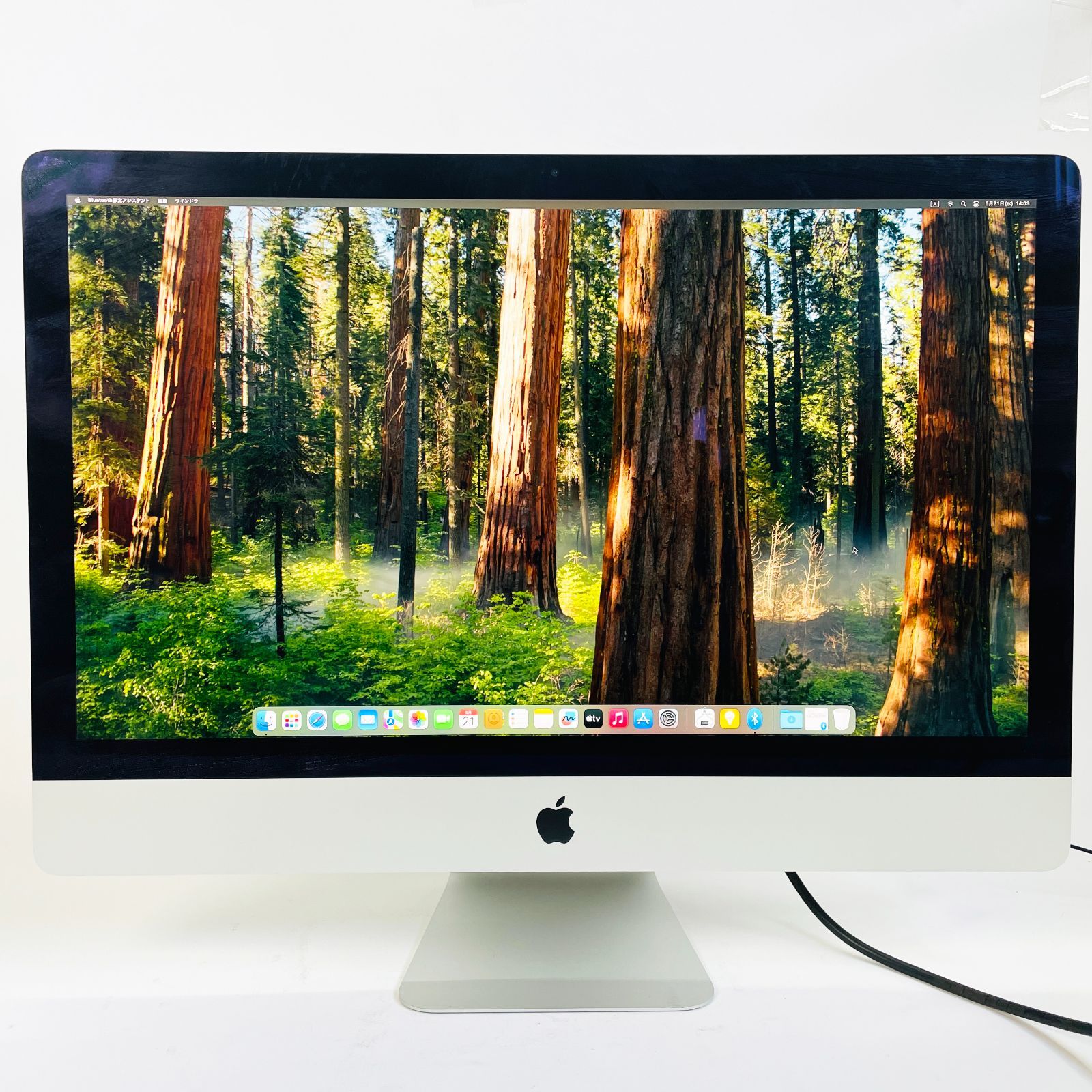 iMac 27インチ Retina 5K 2019 | Core i5 3.0GHz 6コア | Radeon Pro 570X 4GB | 24GBメモリ | 1TB SSD | macOS SequoiaPO1600_070
