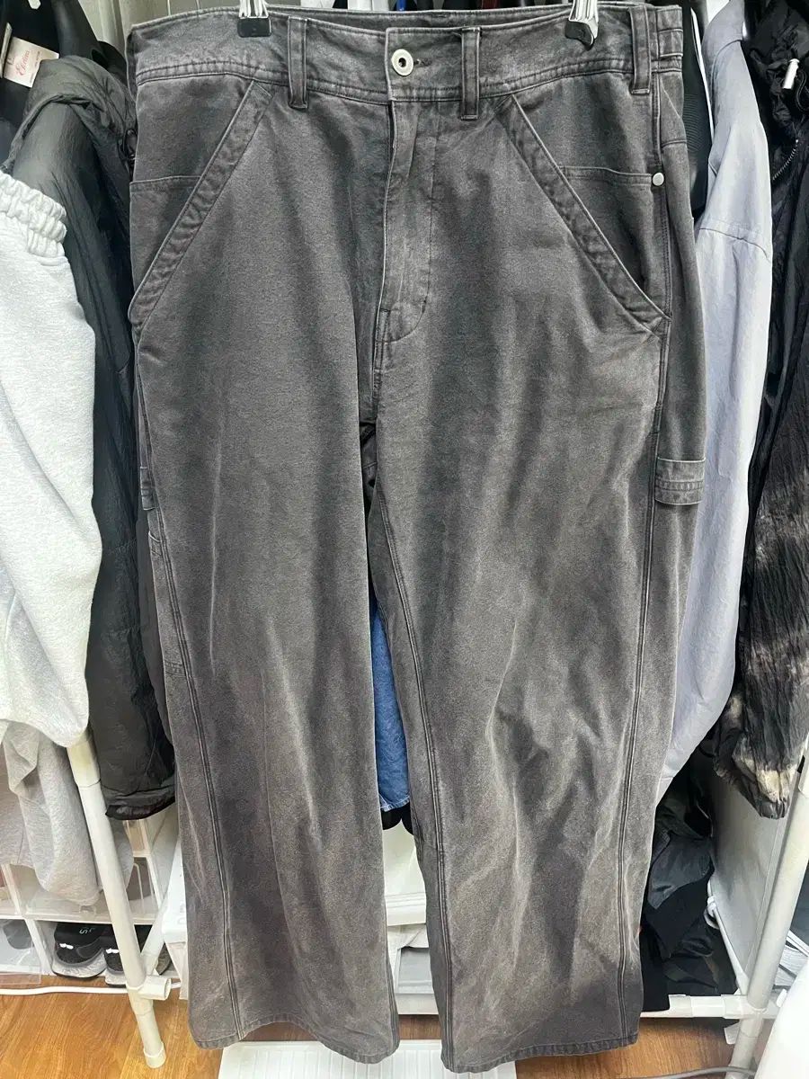 2 POLYTERU ハンマーパンツ 1 2v カカオチャコール
