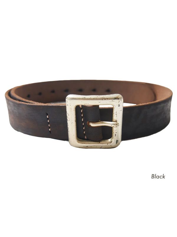 フルカウント 銀泥メッキ ワイルドレザー ギャリソンベルト サイズ32